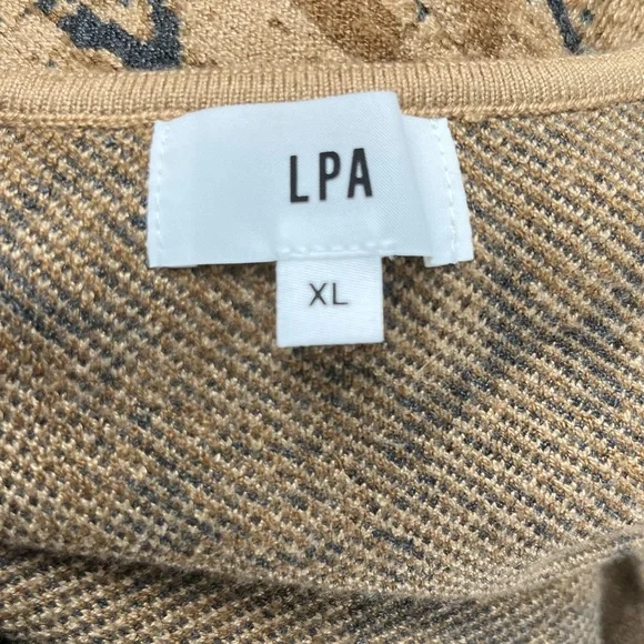 LPA Snakeskin Print Knit Midi Dress‎ - Size XL - Picture 7 of 7